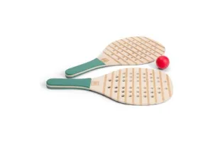 BS Toys Houten Padel-rackets - Padelrackets - Padel rackets kinderen - Buitenspeelgoed voor Kinderen - Educatief Speelgoed - Cadeau kind - Houten speelgoed - Buiten speelgoed - Strandspeelgoed - Sport