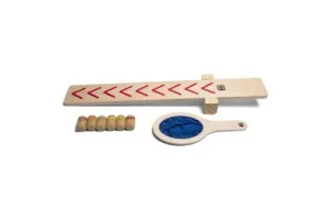 BS Toys Lanceer de Ninja's - Hout - FSC - Actiefspel - Buitenspeelgoed - Binnenspeelgoed - 1 tot 3 spelers