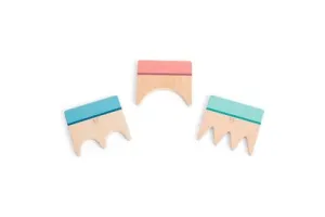 BS Toys Zandpatroon Kammen - Peuter Buitenspeelgoed - FSC Hout - Geschikt vanaf 18 maanden