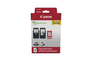 Canon PG-560/CL-561 Cartridge + Fotopapier