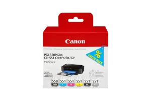 Canon PGI-550/CLI-551 Cartridges Combo Pack