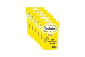 Catisfactions Snacks - Kattensnoepjes - Kaas - 6x60g