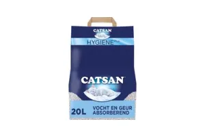 Catsan Kattenbakvulling - Hygiene Plus Geurabsorberend - 20 L