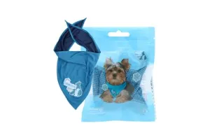 CoolPets cooling bandana hond S - Nekomtrek 30 tot 36 cm - Verkoelende bandana hondenhalsband - Verkoeling hond - 40 x 30 x 30 cm - Blauw