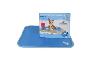 CoolPets Premium Koelmat Hond - S 50 x 40 cm - Anti-slip en Non-flow Coolgel - met Citronella en Eucalyptus