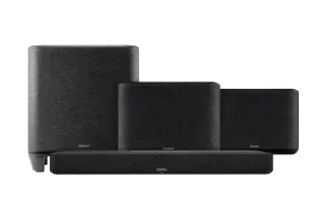 Denon Home Soundbar 550 + Denon Home 250 Duopack Zwart + Denon Home Subwoofer