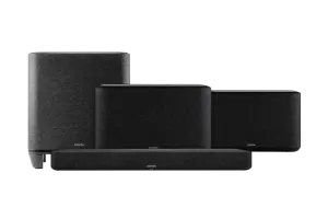 Denon Home Soundbar 550 + Denon Home 350 Duopack Zwart + Denon Home Subwoofer