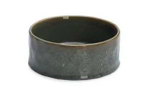 Designed by Lotte Eetbak Jace - Hondenvoerbak - Keramiek - Groen - 18 cm - 1200 ml