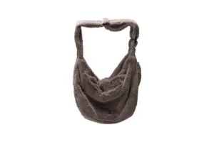 Designed by Lotte Laki - Draagtas Hond - Taupe - 48x20x35 cm