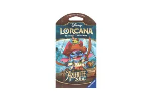 Disney Lorcana Set 6: Azurite Sea Booster Sleeved - Trading Card Game