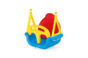 Dolu Jumbo 3-in-1 Meegroeischommel blauw/geel/rood