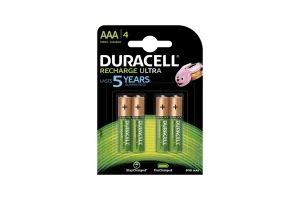 Duracell Recharge Ultra AAA-batterijen 4 stuks