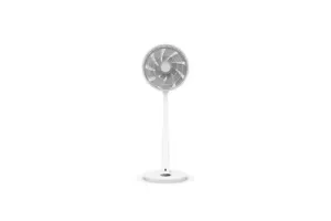 Duux Whisper 3 Statiefventilator - Zuinige Ventilator met 26 snelheden, Timer en Nachtmodus - In hoogte verstelbaar (73-95cm) - Horizontale + verticale oscillatie - Wit