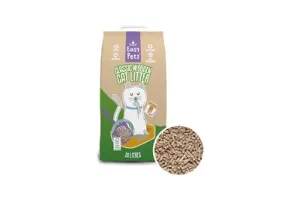 Easypets Houtkorrel Kattenbakvulling 20L - Biologisch Afbreekbare Houtkorrels - FSC