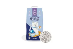 EasyPets Kattenbakvulling 20L - Absorberend Wit - Extra Geurcontrole - Hygiëne
