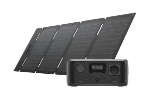 EcoFlow RIVER 3 UPS Powerstation + 45W opvouwbaar zonnepaneel met USB-C