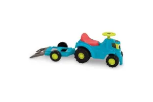 Ecoiffier Tractor met Aanhanger en Grasmaaier