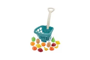 Ecoiffier Winkeltrolley met Fruit, 14dlg.