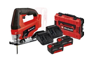 Einhell TC-JS 18 Li Solo 4,0 Ah Accu (2x) E-Case S-F Starterspakket