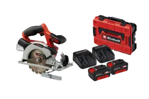 Einhell TE-CS 18/150 Li Solo 4,0 Ah Accu (2x) E-Case S-F Starterspakket