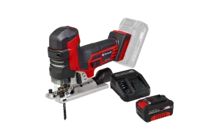 Einhell TP-JST 18/135 Li BL Solo + Einhell 18 V/4.0 Ah Starter Kit - Power X-Change