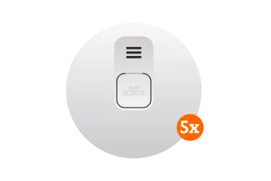 Elro Blue Line CBFS58R Koppelbare Rookmelder 5-pack (10 jaar)