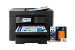 Epson WorkForce WF-7840DTWF + 1 set extra XL cartridges