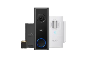 Eufy Video Doorbell C31 + SD kaart + Chime met Wifi Repeater