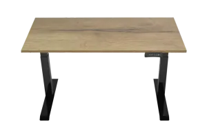 Euroseats Elektrisch Zit Sta Bureau 160 x 80 Zwart/Eiken