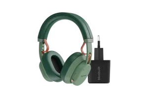Fairbuds XL Groen + BlueBuilt Quick Charge Oplader met Usb A