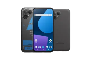 Fairphone 5 256GB Transparant 5G + Fairphone Protective Back Cover Zwart