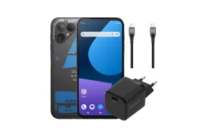 Fairphone 5 256GB Transparant 5G + Oplaadpakket