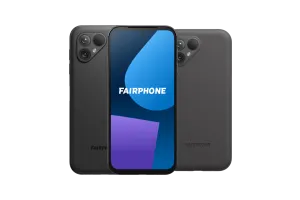 Fairphone 5 256GB Zwart 5G + Fairphone Protective Back Cover Zwart