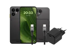 Fairphone 6 256GB Zwart 5G + Compleet Accessoirepakket