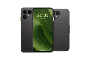 Fairphone 6 256GB Zwart 5G + Fairphone 6 Protective Back Cover Zwart