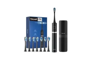 Fairywill P11 Volwassene Sonische tandenborstel Zwart