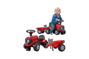 Falk Baby Case IH Ride-On - Jongens - Rood - Tractor