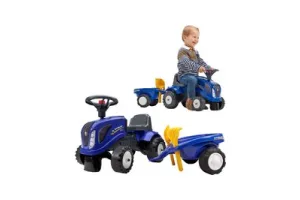 Falk Falk New Holland Looptractor Set Blauw 1/3 jaar