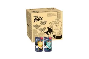 Felix Party Mix - Kattensnacks - Kattensnoepjes - Original &amp; Seaside - 16 x 60 g