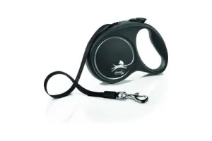 Flexi Black Design - Rollijn Hondenriem - L - 5 Meter - Grote en Actieve Honden
