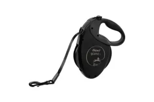 Flexi Giant Plus - Hondenriem - Band - Zwart - L - 8M