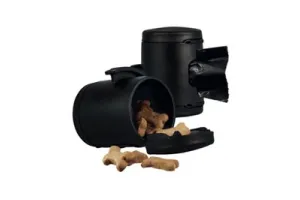 Flexi Poepzakjeshouder - Snackbox - Zwart - 1 Stuk