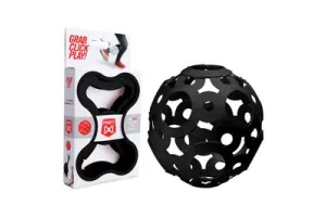 FOOOTY Reis Voetbal Zwart - Creëer je eigen Bal voor Binnen en Buiten