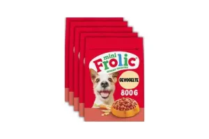 Frolic Hondenbrokken Mini - Compleet Droogvoer - Gevogelte - 5x800g