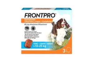 Frontpro Anti vlooien kauwtablet - Hond L 10-25 kg - 3 tabletten