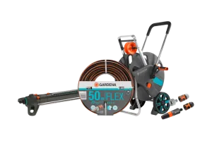 Gardena Comfort FLEX 50m CleverRoll L Large Sproeierpakket