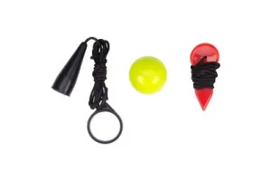 Get &amp; Go Jeu de Boules Accessoireset - Rood/Fluorgeel/Zwart