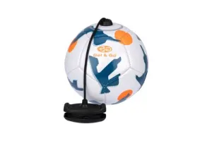 Get &amp; Go Voetbaltrainer - Kinderen - Wit/Blauw - Balmaat 1