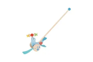 Goki Houten Duwfiguur Zeehond