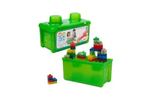 Goliath Jelly Blox Storage Box - Constructiespeelgoed - Zachte Bouwblokken - Pijnvrij Spelen - Vanaf 2 jaar - BPA vrij